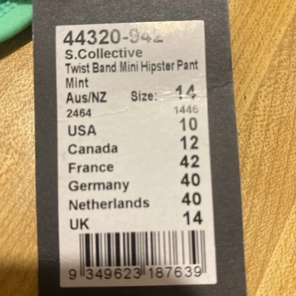 Seafolly Hybrid Bralette Keyhole Top & Twist Band Hipster Bikini Bottoms NWT 10 - Picture 11 of 11